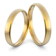 Obrączki ślubne - Obrączki ślubne klasyczne zaokrąglone 3 mm - miniaturka - grafika 1