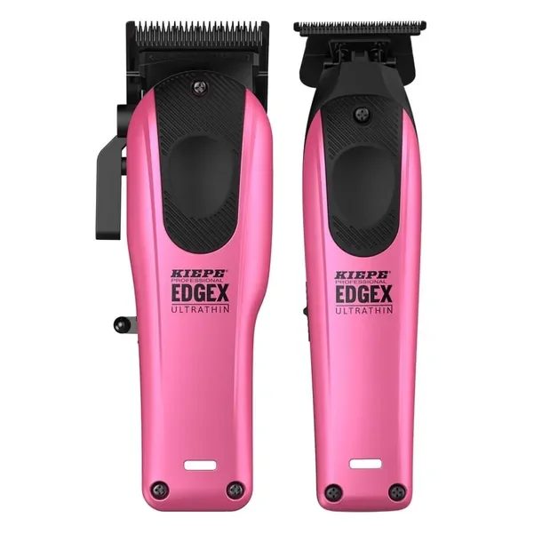Zestaw Maszynka Do Strzyżenia I Trymer Kiepe Edgex Ultrathin Różowy