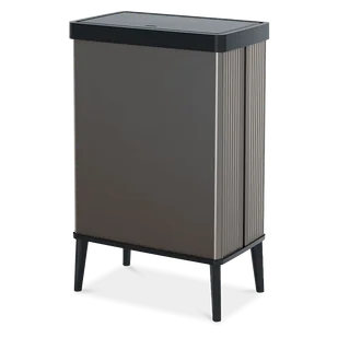 Kosz na śmieci wysoki VERTO 54L perłowy szary - Curver - Kosze na śmieci - miniaturka - grafika 1