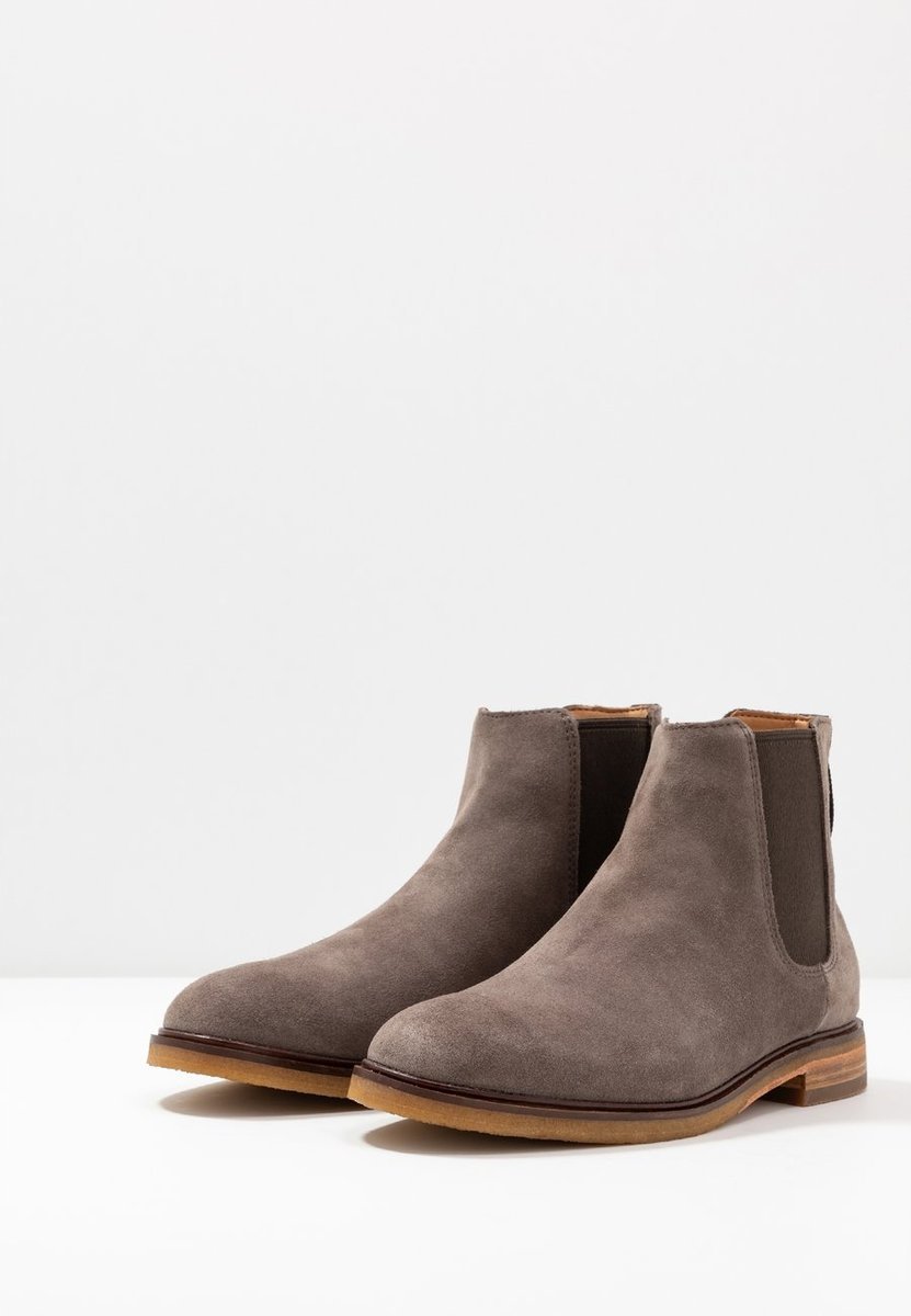 CLARKS CLARKDALE GOBI TRZEWIKI BRĄZOWE MĘSKIE WSUWANE SKÓRZANE 44,5 14CA