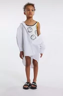Sukienki i spódniczki dla dziewczynek - Marc Jacobs sukienka bawełniana dziecięca kolor biały mini oversize - miniaturka - grafika 1