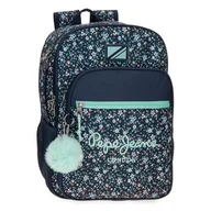 Plecaki szkolne i tornistry - Pepe Jeans Alenka Plecak szkolny Niebieski 30x40x12 cms Poliester 14,4L by Joumma Bags, niebieski, plecak szkolny - miniaturka - grafika 1