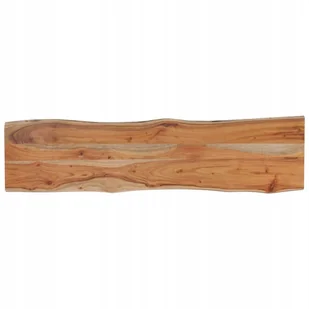 Blat Do Stołu 180X40X2,5CM Drewno Akacjowe Naturalna Krawędź - Blaty meblowe i parapety okienne - miniaturka - grafika 1