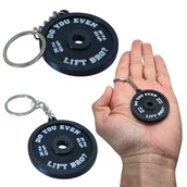 Breloki - Brelok w Kształcie Talerza do Sztangi, Talerz Brelok, Brelok Siłownia - miniaturka - grafika 1