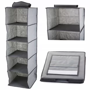 Organizer Do Szafy Wisząca Półka Z 5 Półkami 100Cm - Meble modułowe i akcesoria - miniaturka - grafika 1