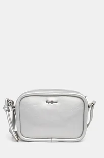 Pepe Jeans torebka BRIANAE METAL kolor srebrny PL031646 - Torebki damskie - miniaturka - grafika 1