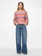 Swetry damskie - Pieces Sweter ze wzorem - miniaturka - grafika 1