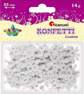 TITANUM Dekoracje TITANUM konfetti płatki śnieg 260086 - Pasmanteria - miniaturka - grafika 1