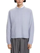 Swetry damskie - ESPRIT Sweter damski, 445/Light Blue Lavender, L - miniaturka - grafika 1