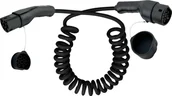 Ładowarki do samochodów elektrycznych - Kabel do ładowania samochodów InLine 22kW Type 2, 3-fazy 7,5m spiralny 16287S - miniaturka - grafika 1