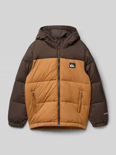 Kurtka pikowana o ktoju regular fit z aplikacją z logo model ‘Cold Days’ - Kurtki i płaszcze dla chłopców - miniaturka - grafika 1