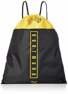 Puma BVB Fan Gym Sack plecak sportowy, Black-Cyber Yellow, UA - Torby męskie - miniaturka - grafika 1