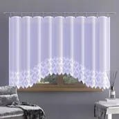 Firany - Alisma A149 firana żakardowa 300x160cm z łukiem (gotowa) - miniaturka - grafika 1