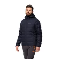 Kurtki męskie - Męska kurtka puchowa Jack Wolfskin ATHER DOWN HOODY M night blue - M - miniaturka - grafika 1