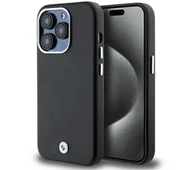 Etui i futerały do telefonów - BMW BMHMP14X23PUFWK iPhone 14 Pro Max 6.7" czarny/black Signature Wrapped Metal MagSafe - miniaturka - grafika 1