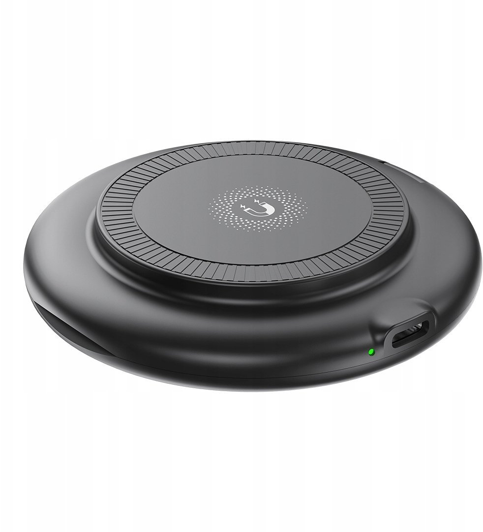 XO ładowarka bezprzewodowa indukcyjna CX031 czarna 15W z kablem USB-C - USB-C i zestawem adapterów