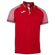 Koszulki męskie - Joma Joma Męska koszulka polo Essential II czerwony czerwony XS 101509.602 - miniaturka - grafika 1