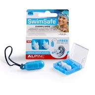 Akcesoria do nagłośnienia - Alpine swimsafe  zatyczki do uszu do pływania i przed wodą, gratis miniboxx 111.21.450 - miniaturka - grafika 1