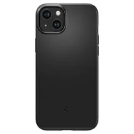 Etui i futerały do telefonów - Etui APPLE IPHONE 15 PLUS Spigen Thin Fit czarne - miniaturka - grafika 1