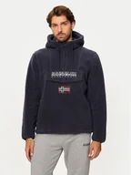 Bluzy męskie - Napapijri Polar T-Burgee NP0A4I5D Granatowy Regular Fit - miniaturka - grafika 1