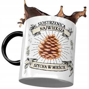 Kubek Czarny Dla Siostrzenicy na Urodziny Prezent z Nadrukiem ze Zdjęciem+ Opakowanie na prezent (wzór 01) - Kubki Kubek Czarny Dla Siostrzenicy na Urodziny Prezent z Nadrukiem ze Zdjęciem+ Opakowanie na prezent (wzór 01) - Kubki - miniaturka - grafika 1