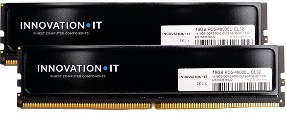 Pamięć Innovation IT 6000 32GB KIt 2x16GB CL36-38-38-76 1.35V with Heatspreader