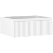 Szafki łazienkowe - Mexen Rivel szafka łazienkowa podumywalkowa 60 cm, 1 szuflada, ryflowana , biała mat - 91A20-06023-1-BF01 - miniaturka - grafika 1