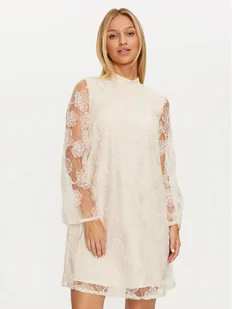 YAS Sukienka koktajlowa Cornelia 26035351 Biały Regular Fit - Sukienki - miniaturka - grafika 1