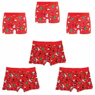 Majtki męskie - 3 pary Bokserki Świąteczne Śmieszne Prezent Modal CZERWONE SUPER r. 3XL - miniaturka - grafika 1
