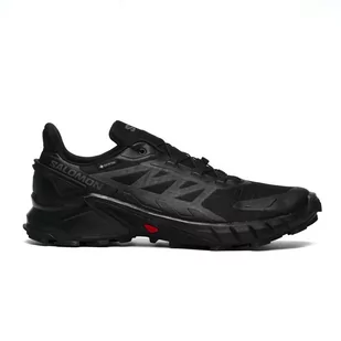 Salomon SUPERCROSS 4 GTX Black/Black/Black, buty męskie 43 1/3 - Moda i Uroda OUTLET - miniaturka - grafika 1