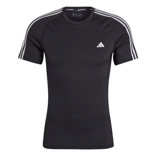 adidas Tf 3s Tee T-shirt męski, czarny, S, czarny, S