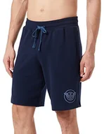 Moda i Uroda OUTLET - Emporio Armani Męskie spodenki Comfort Stretch Terry Drawstring bermudy, morski, XL - miniaturka - grafika 1
