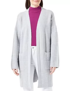 LEOMIA Damski otwarty kardigan 15624758-LE02, szary, M/L, szary, M-L - Swetry damskie - miniaturka - grafika 1