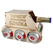 Pozostałe akcesoria barmańskie - Sprzęt Wystrzałowego Dziadka - Czołg Na Piwo Z Grawerem - miniaturka - grafika 1