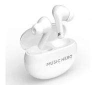 Słuchawki - Music Hero TWS X-BEAT biały - miniaturka - grafika 1