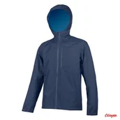 Kurtki rowerowe - Kurtka rowerowa Endura Hummvee Waterproof hooded Jacket blue - miniaturka - grafika 1