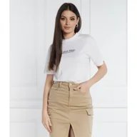 Koszulki i topy damskie - Calvin Klein T-shirt COORDINATES | Regular Fit - miniaturka - grafika 1