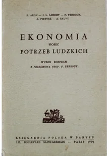 Ekonomia wobec Potrzeb Ludzkich - Ekonomia - miniaturka - grafika 1