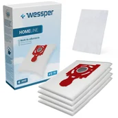 Worki do odkurzaczy - Zestaw Worki Do Odkurzacza Wessper Homeline Zelmer Jupiter Magnat Solaris, 4 Szt. + Filtr - miniaturka - grafika 1