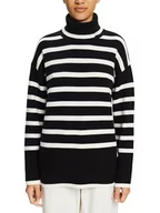 Swetry damskie - ESPRIT Sweter damski, 002/Black 2, XL - miniaturka - grafika 1