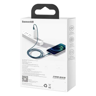 Baseus Superior kabel USB Typ C - Lightning do szybkiego ładowania Power Delivery 20 W 2 m niebieski (CATLYS-C03) - Kable USB - miniaturka - grafika 6