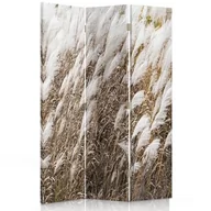 Parawany - Parawan dwustronny obrotowy FEEBY, Łąka Beżowy 110x170 - miniaturka - grafika 1