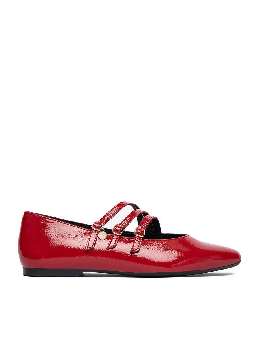 Mexx Baleriny Damskie Czerwony MEXX-CEO-MX/038C-RST Czerwony