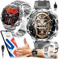 Smartwatch - Zegarek Męski Smartwatch Menu Pl Rozmowy Smart Watch Wodoodporny 700 Mah - miniaturka - grafika 1