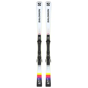Narty SALOMON E S/MAX ENDURANCE + M10 GW 193128290924 L47186400 – Biały - Narty - miniaturka - grafika 1
