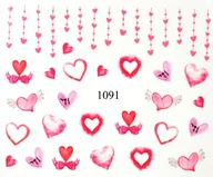 Ozdoby do paznokci - Naklejki wodne na paznokcie - nr 1091 - miniaturka - grafika 1