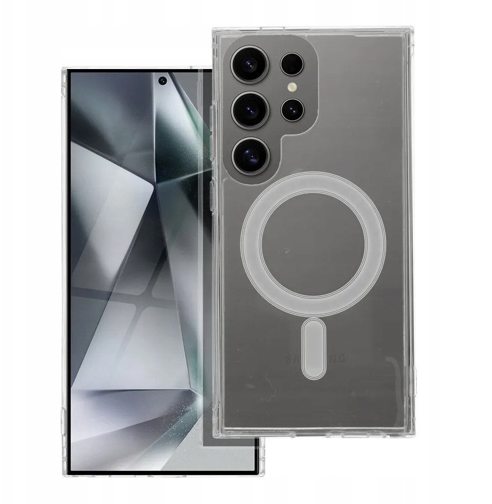 Futerał CLEAR MAG COVER kompatybilny z MagSafe do SAMSUNG S25 EDGE transparentny