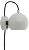 Lampy ścienne - Frandsen - Ball Lampa Ścienna Glossy Pale Grey Frandsen - miniaturka - grafika 1
