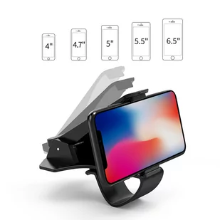 Ugreen samochodowy uchwyt klips do telefonu na kokpit deskę rozdzielczą czarny (LP136) - Uchwyty samochodowe do telefonów - miniaturka - grafika 9