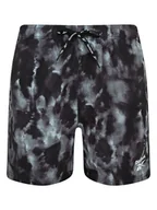 Kąpielówki męskie - Reebok Szorty kąpielowe "Milan" w kolorze czarno-szarym - miniaturka - grafika 1